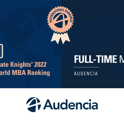 Better World MBA Ranking:  Audencia ranked 2nd best programme in France and 37th in the world